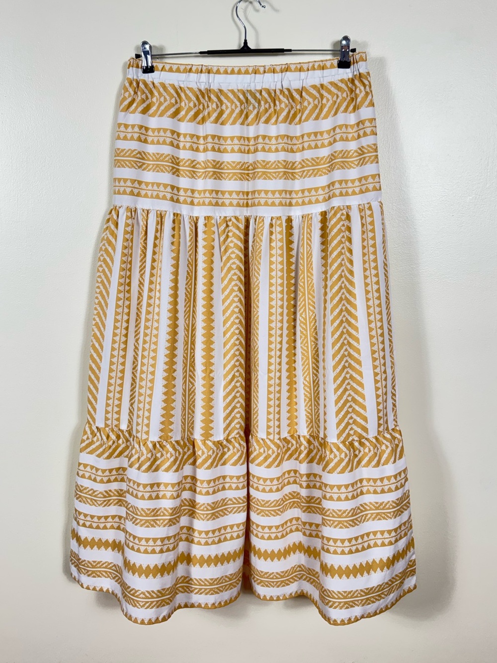 Tiered Maxi Skirt XXL Cottage Prairie Western Peasant Bohemian